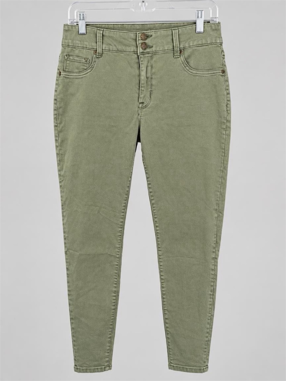 mJeans by Maurice’s High-Rise Olive Skinny Jeans for Women - M